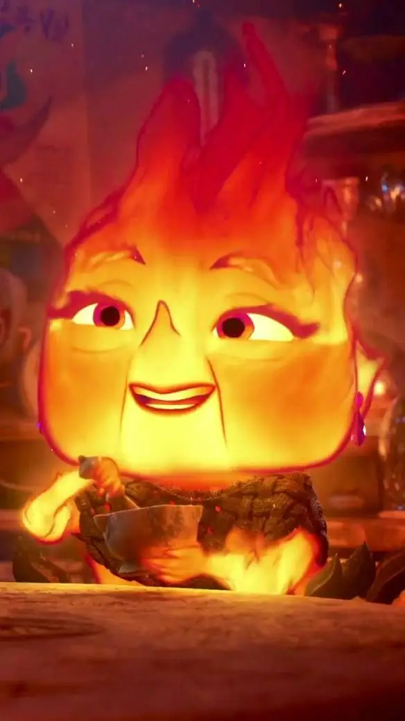 ai character: Cinder Lumen background