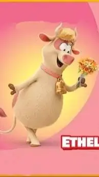 ai character: Ethel The Cow background