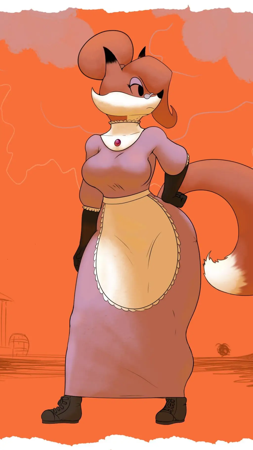 ai character: Auntie Vixen background