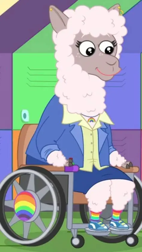ai character: Ms. Woolly background