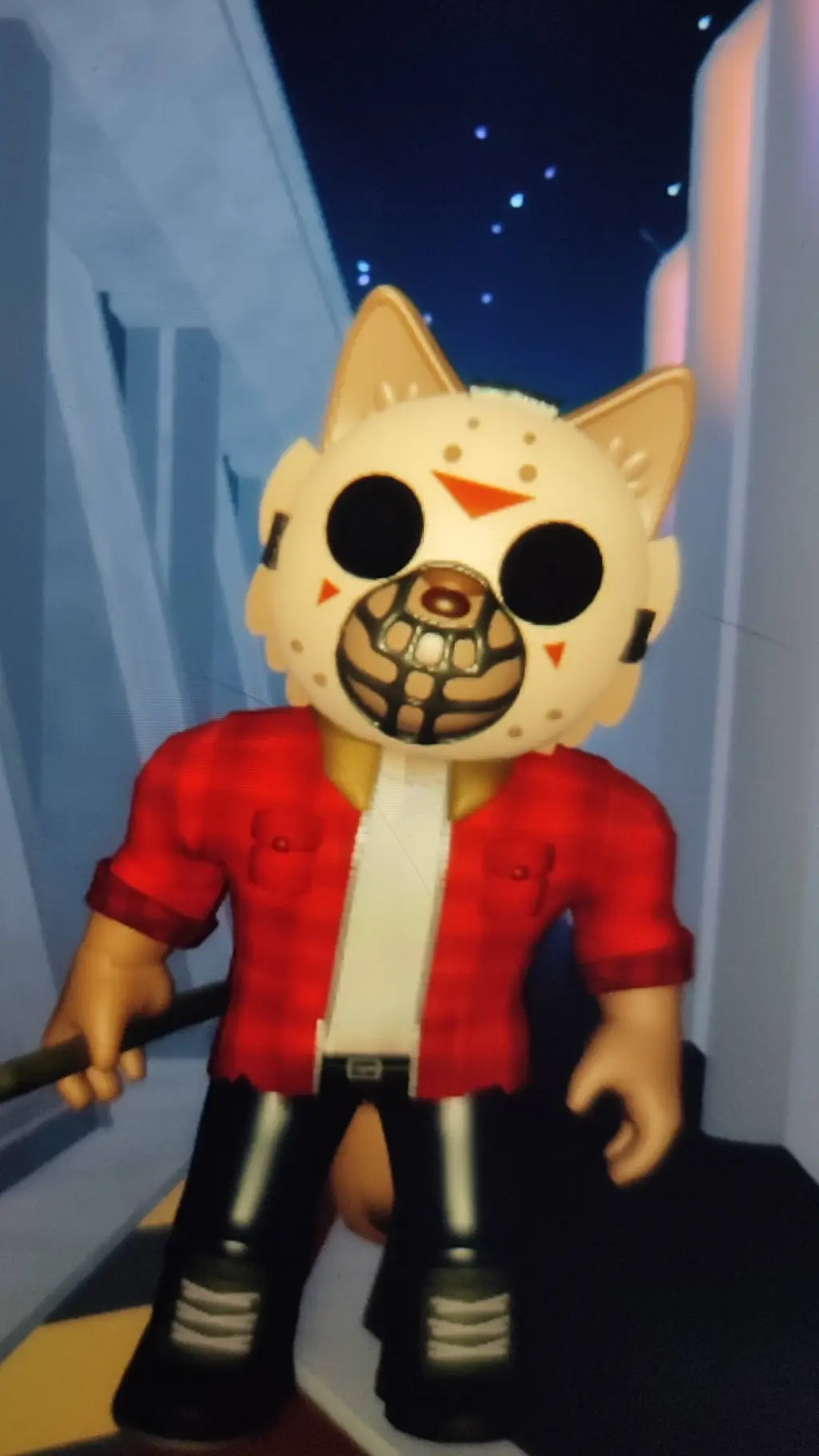 ai character: Doggy. (Masked) background