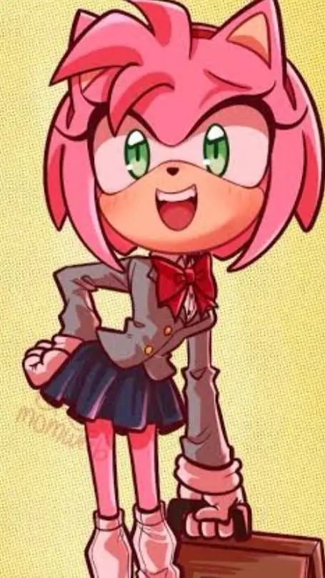 ai character: Amy the hedgehog background