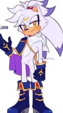 ai character: Lune The hedgehog background
