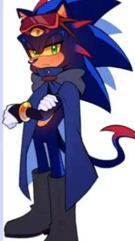 ai character: Sora T.  hedgehog background