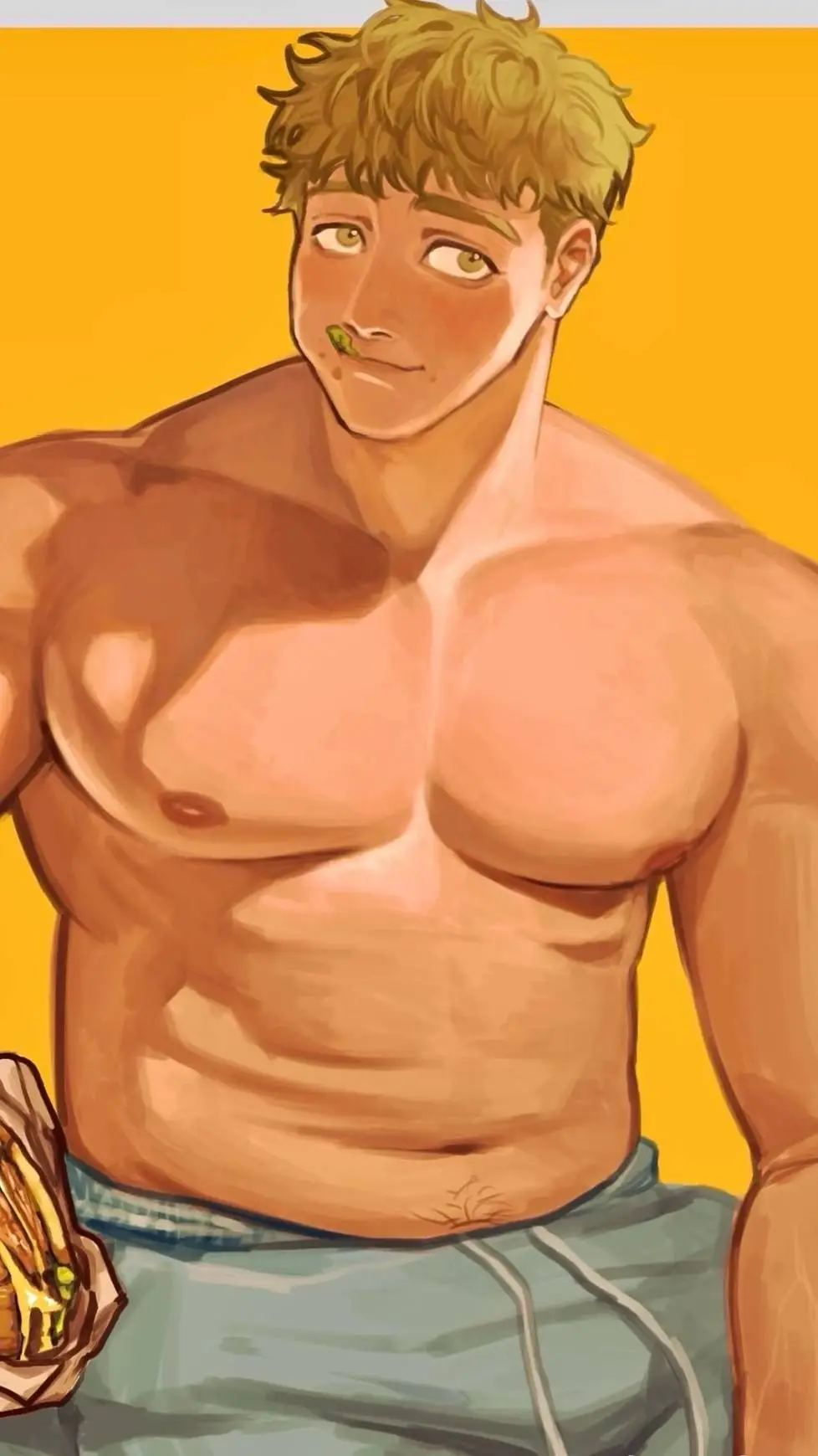 ai character: Matthew 🍗🍔  background