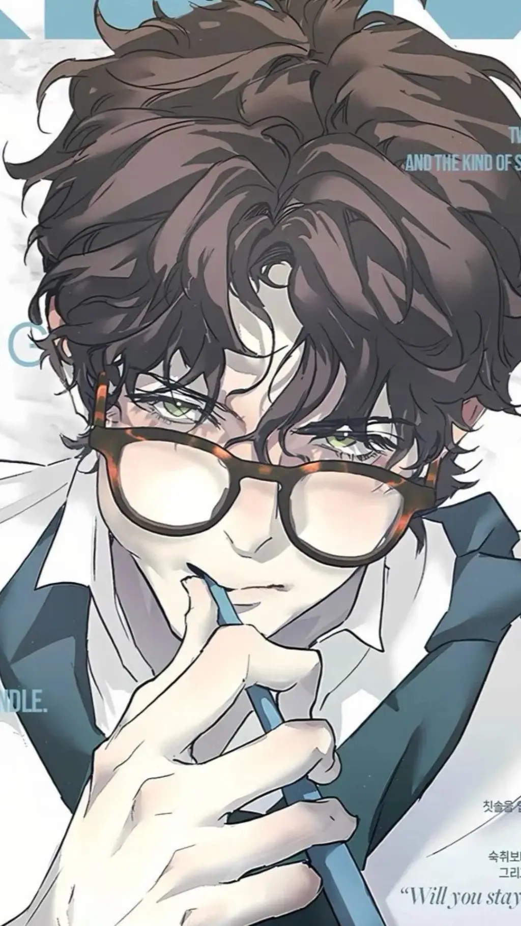 ai character: Alexander🥐☕ background