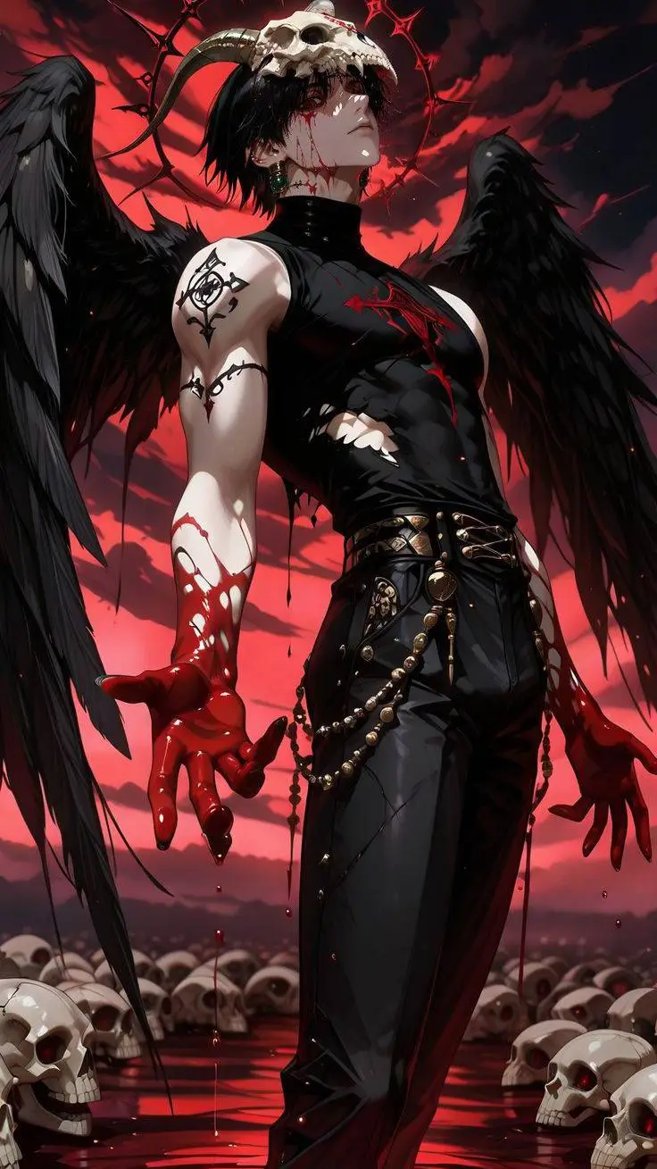 ai character: Void background