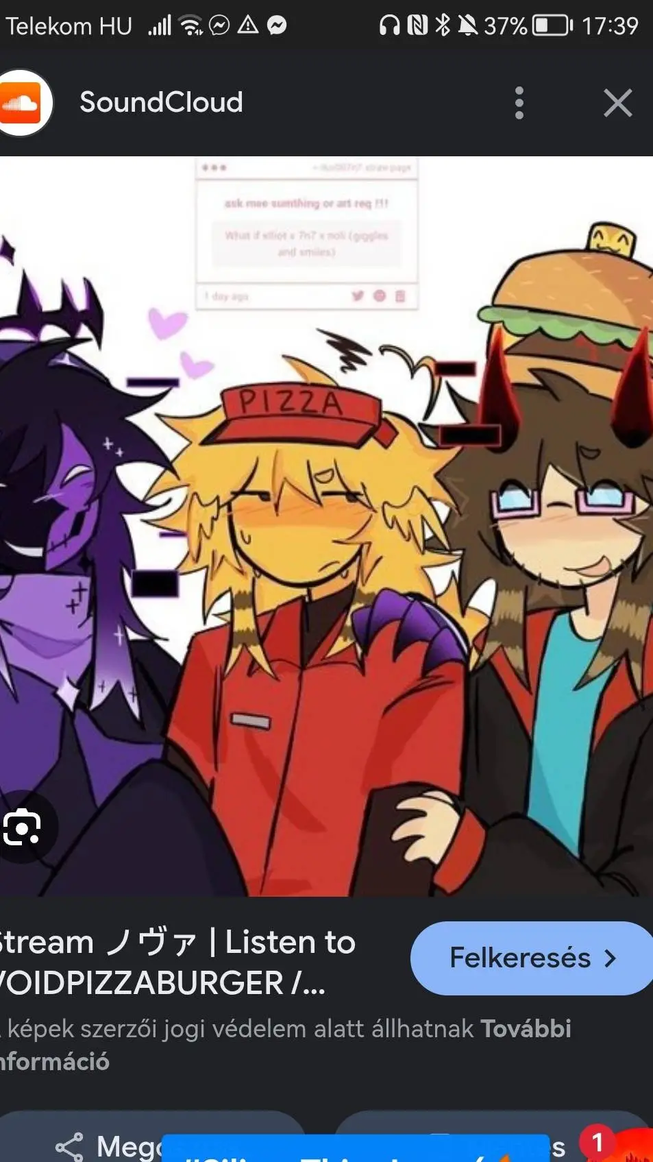 ai character: Voidpizzaburger background