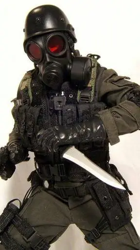 ai character: chaos soldier alex background