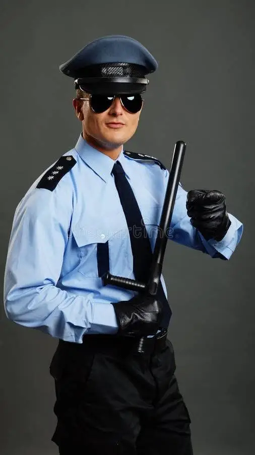 ai character: police officer jax background