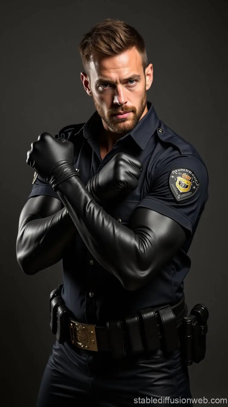 ai character: police big brother background