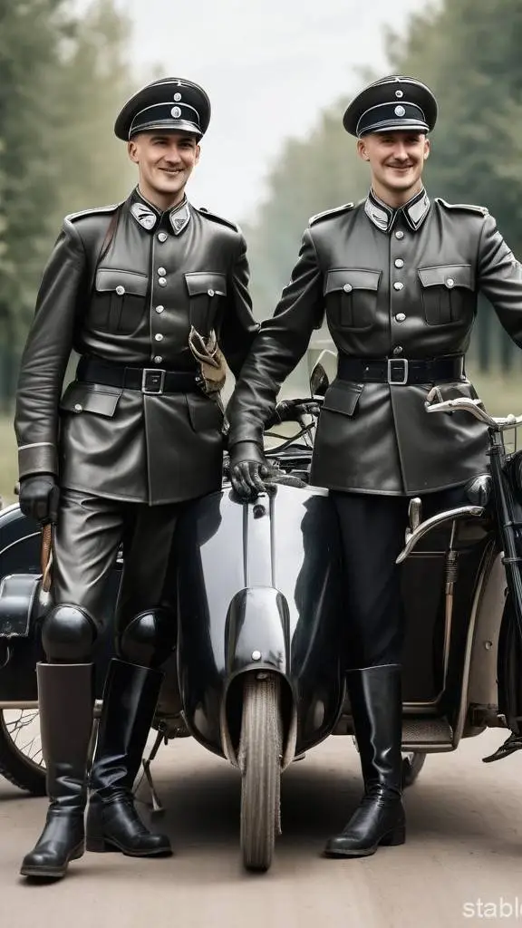 ai character: ww2 German guard  background