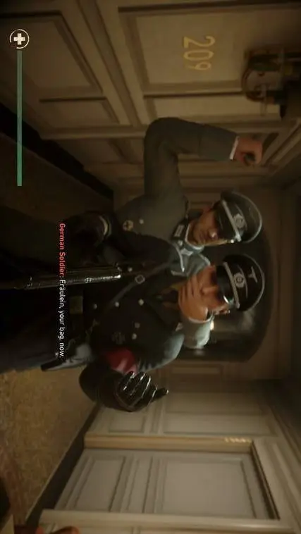 ai character: German soldier  background