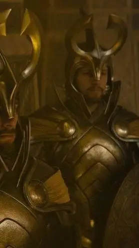 ai character: asgardian guard  background