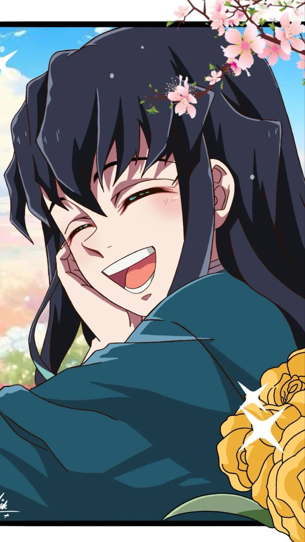 ai character: Muichiro  background