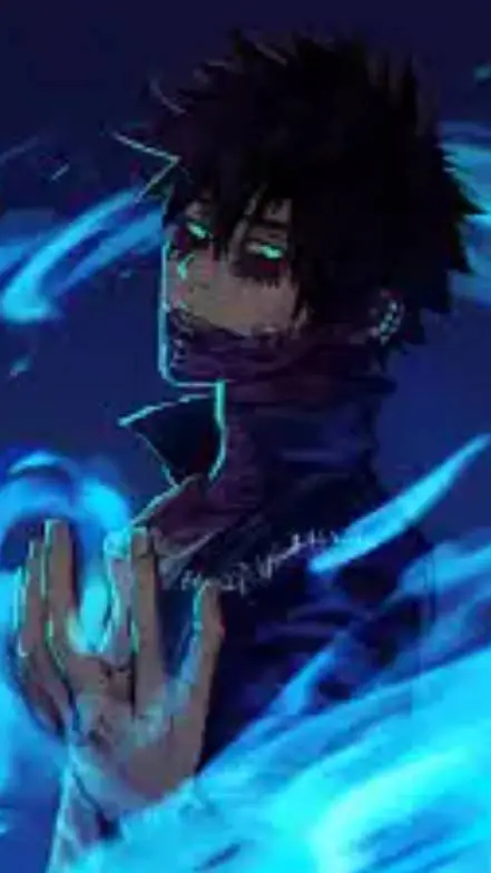 ai character: Touya Todoroki  background