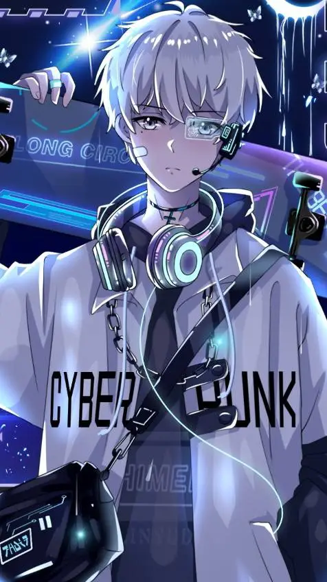 ai character: Cyber background