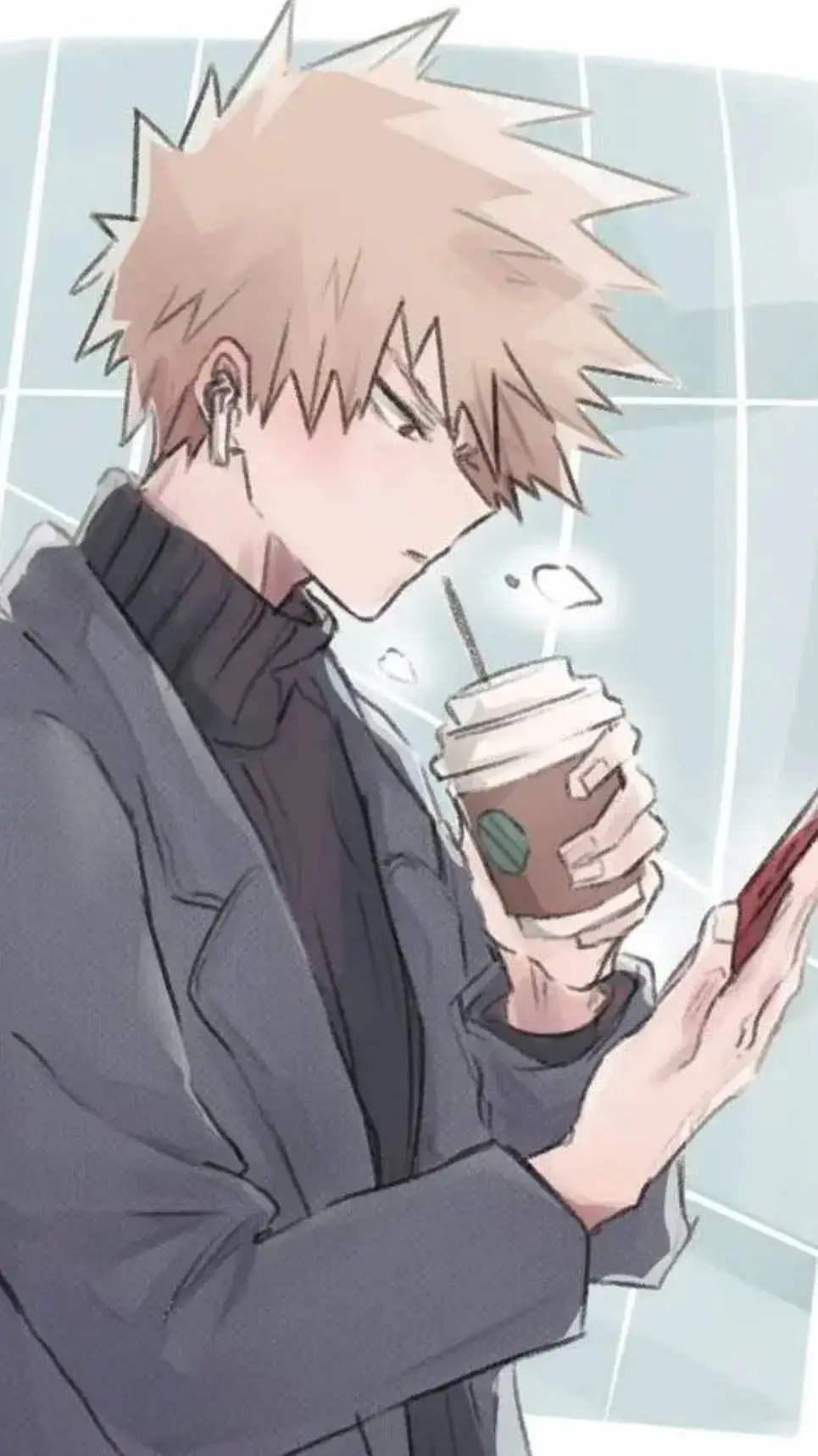 ai character: Student Katsuki  background