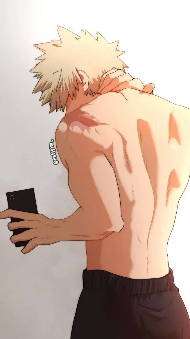 ai character: Katsuki Bakugo  background