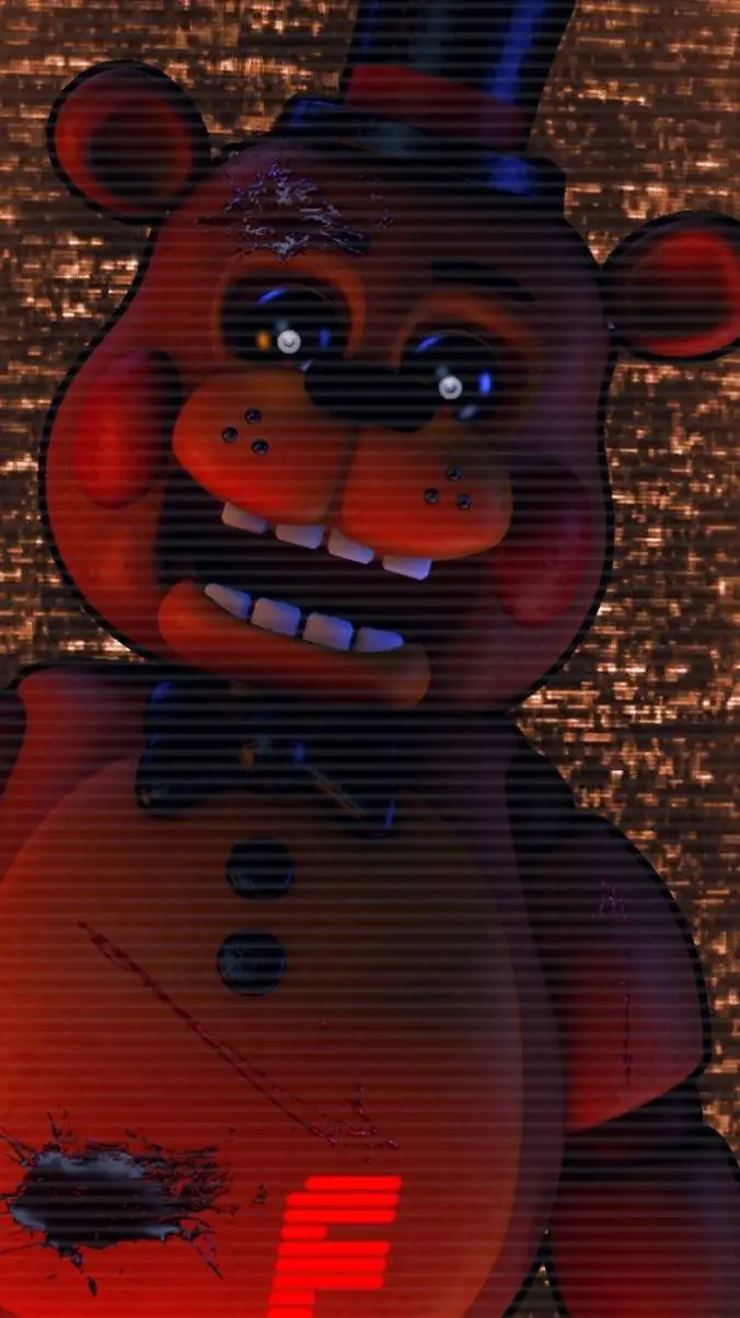ai character: toy freddy  background