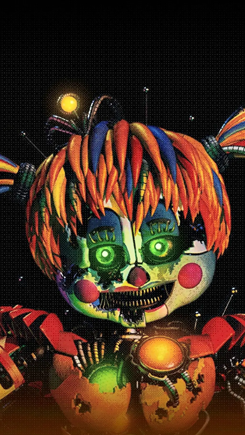 ai character: scrab baby background