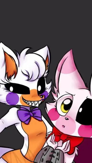 ai character: mangel and lolbit background