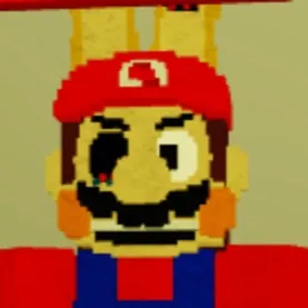 chat with ai character: Withered toy Mario