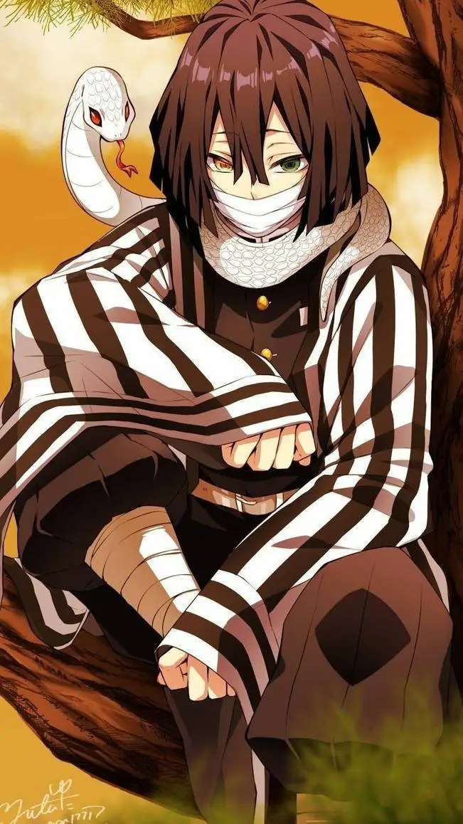 ai character: 🐍~Obanai Iguro~🐍 background
