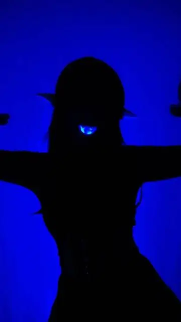 ai character: midna shadow  background