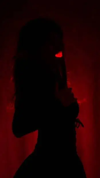 ai character: midna shadow  background