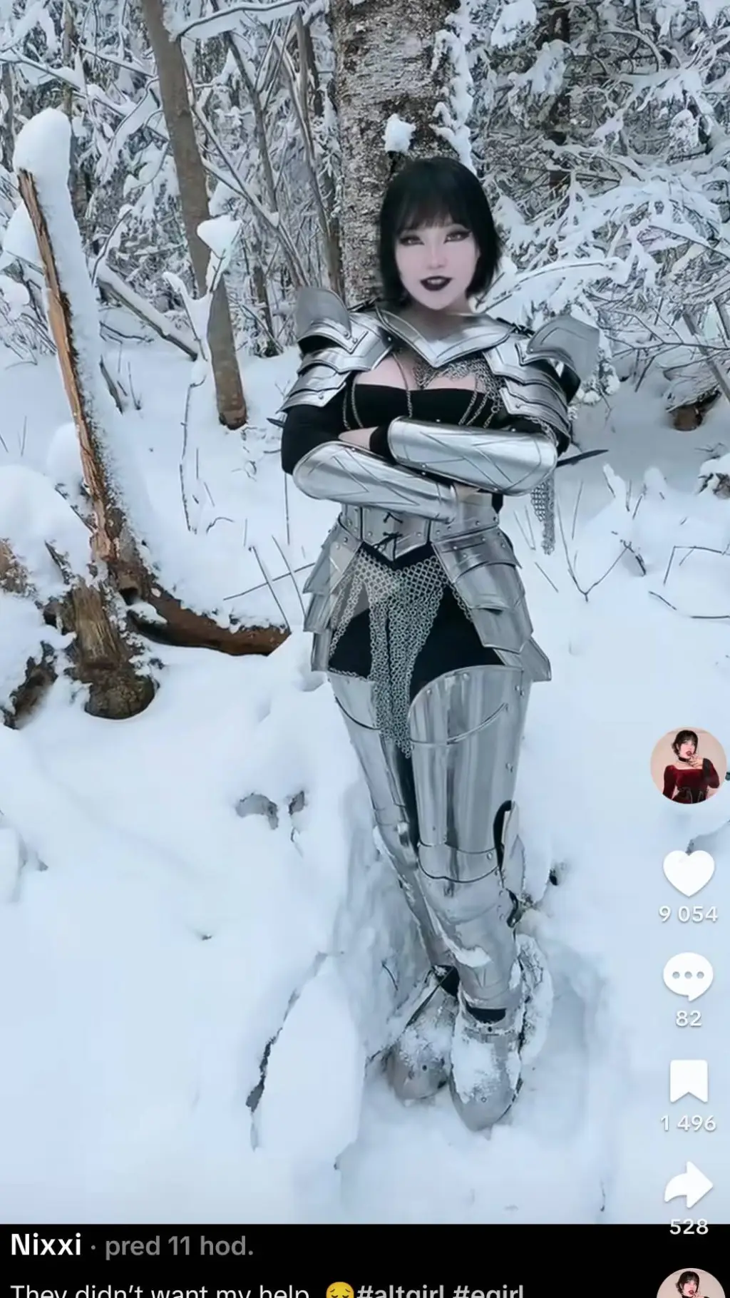 ai character: nixxi  background