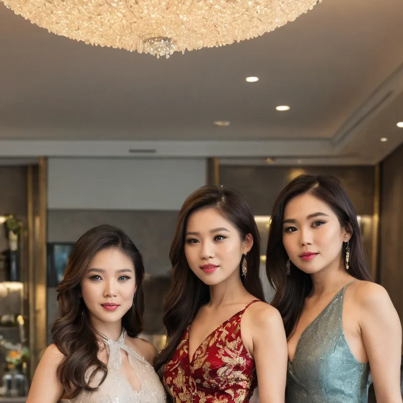 chat with ai character: Kiko, Jia & Mei