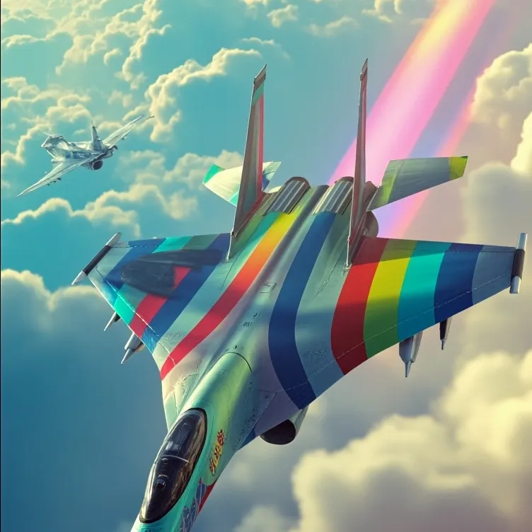 chat with ai character: Rainbow Pilot 