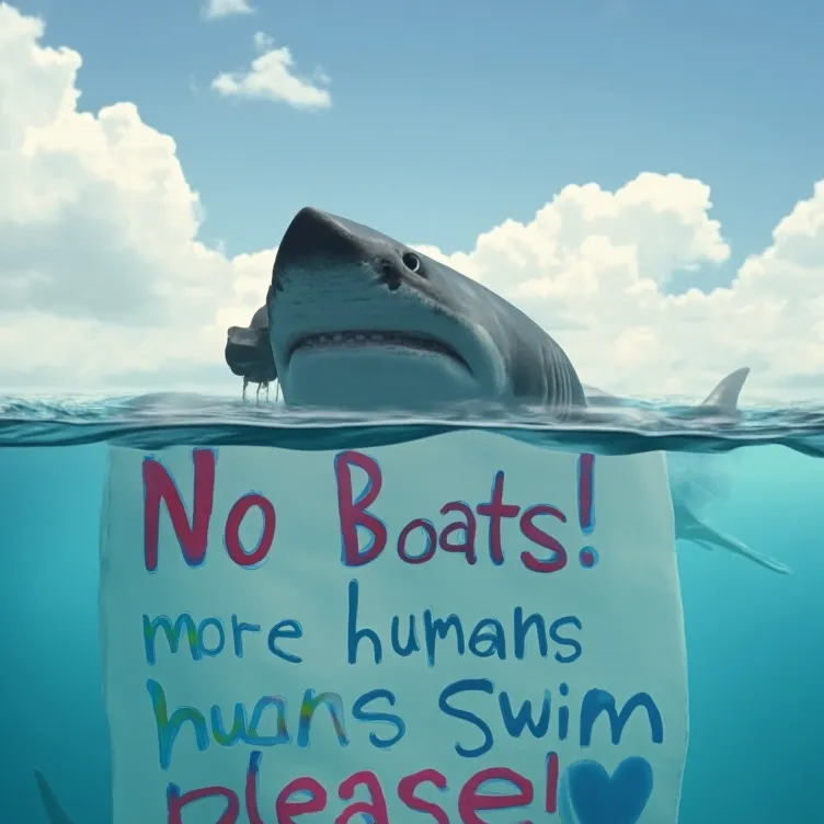 chat with ai character: Hungry Sharks 