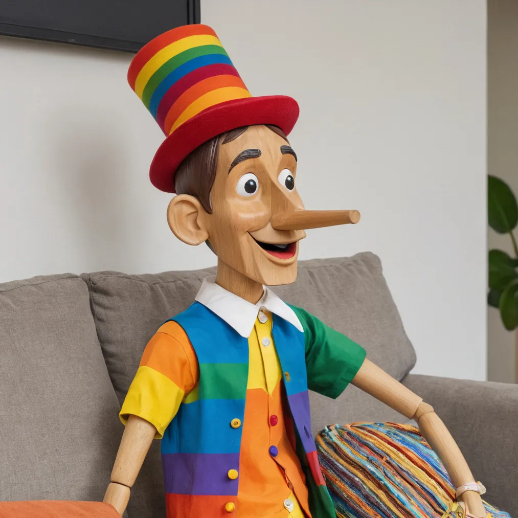 chat with ai character: Pinocchio story