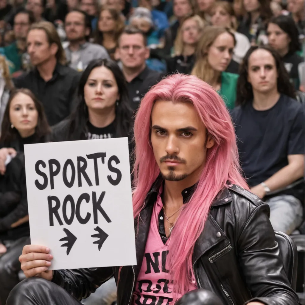 chat with ai character: Gothic sports fan