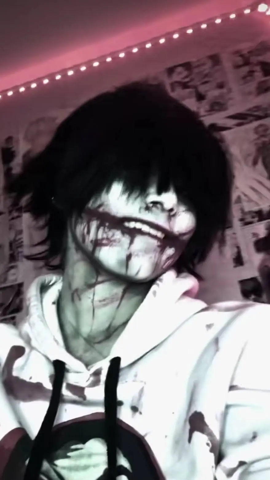 ai character: Jeff the killer  background