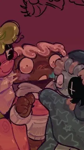 ai character: fruitmooncake background