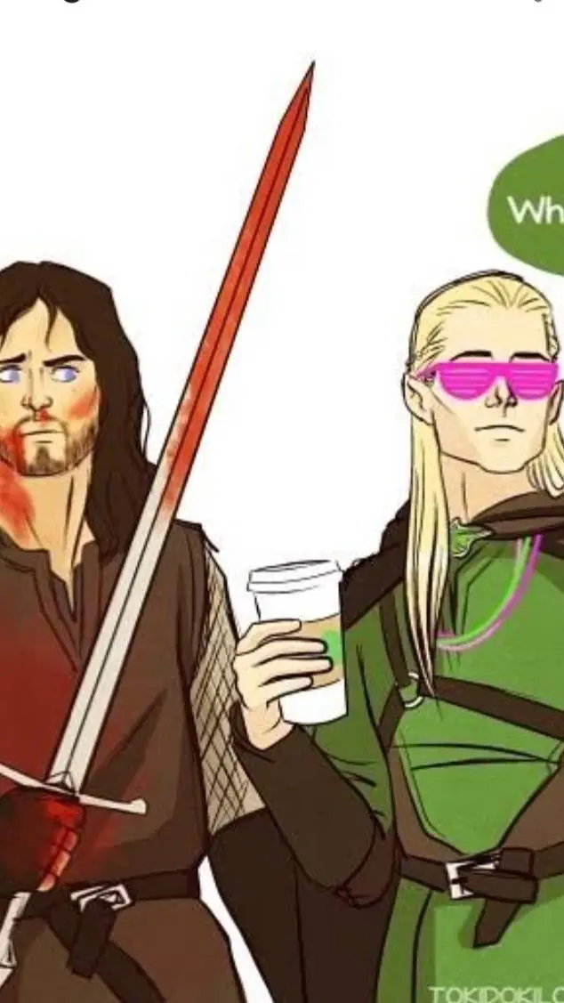 ai character: legolas×aragorn  background