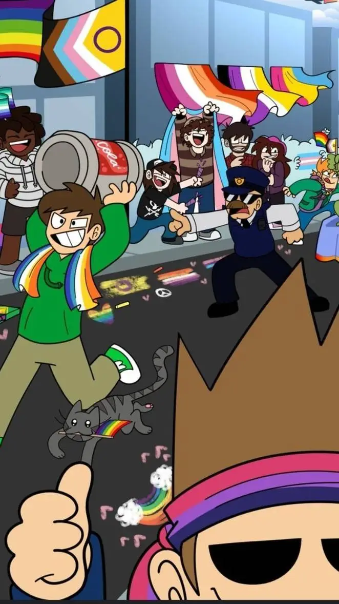 ai character: Prideday Eddsworld background