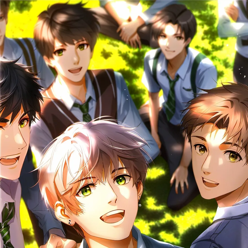 chat with ai character: Jungs schule