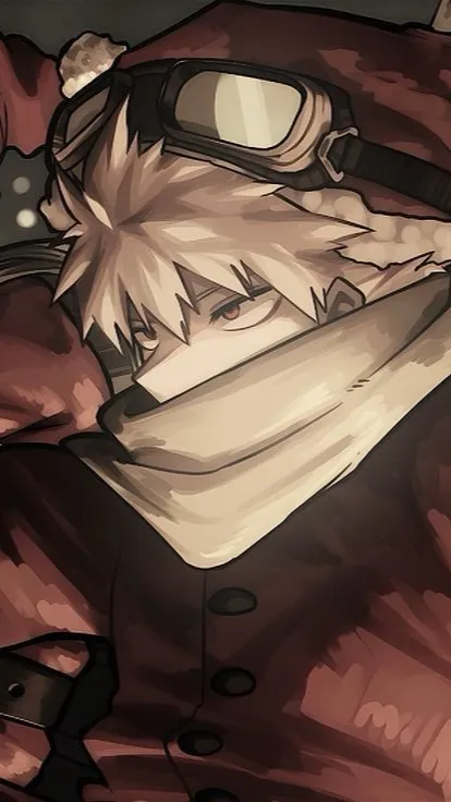 ai character: Bakugo-christmas background