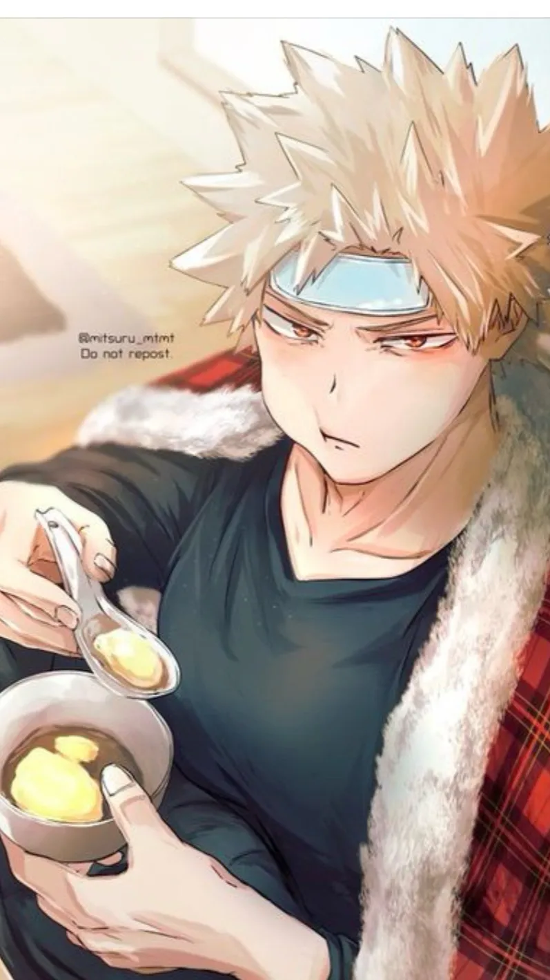 ai character:  Sick Bakugo x y/n background