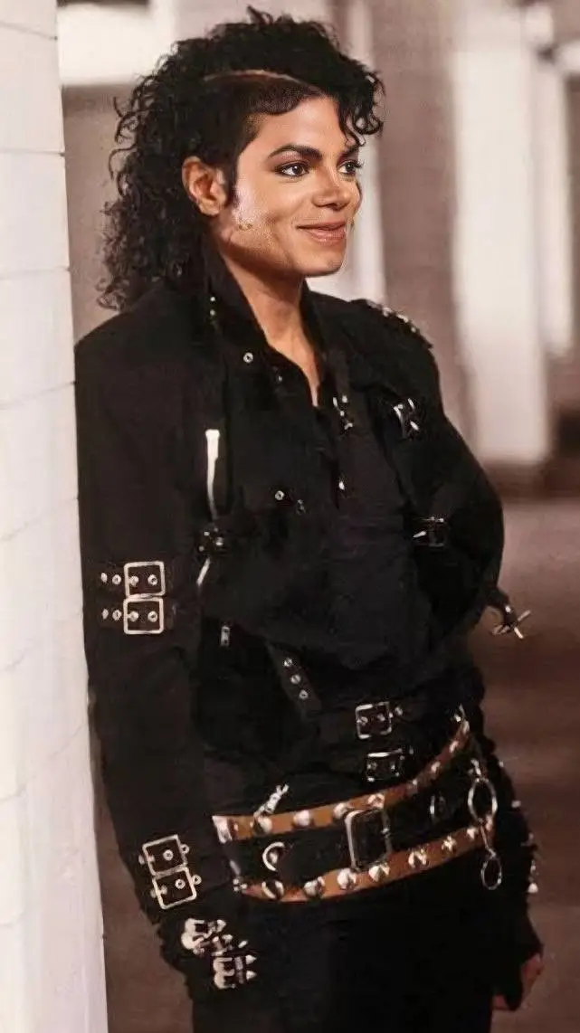 ai character: MJ with Chris background