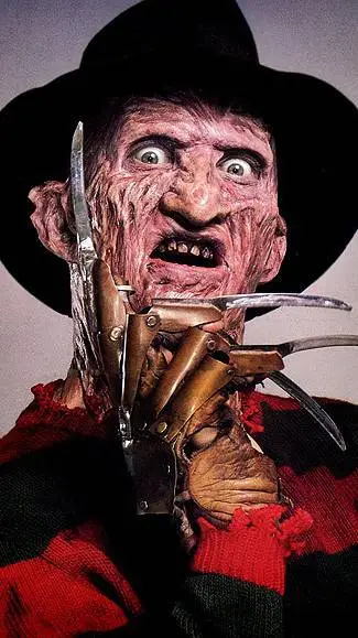 ai character: Freddy Kruger  background