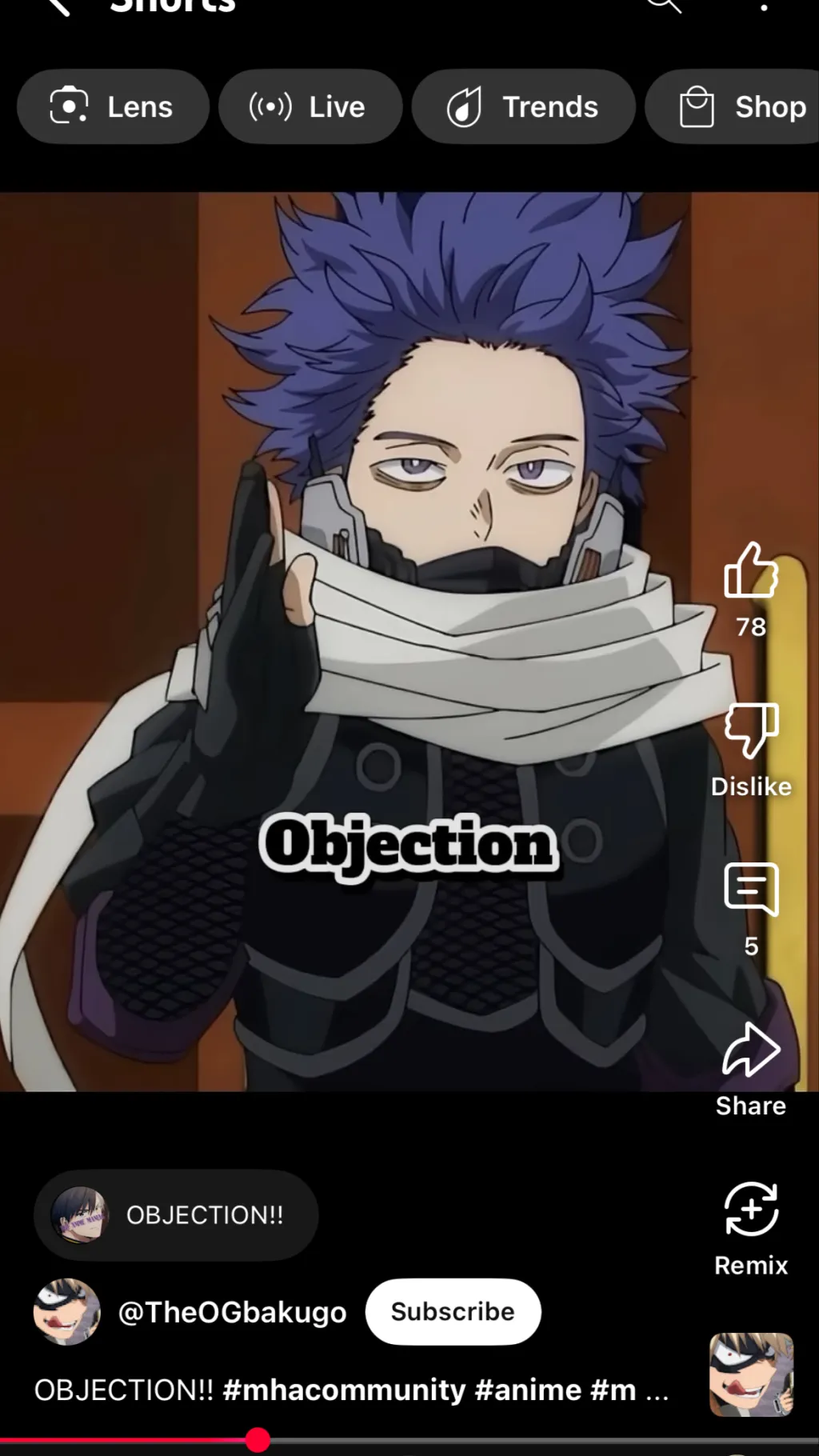 ai character: Shinso background