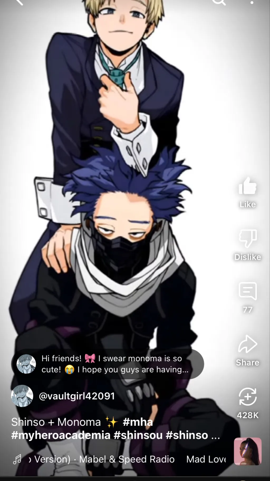 ai character: Monoma and Shinso background