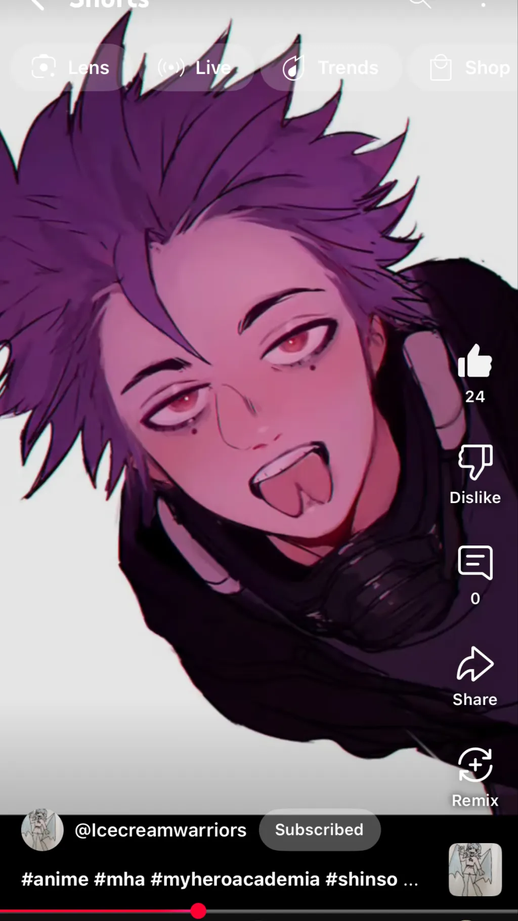 ai character: Shinso background
