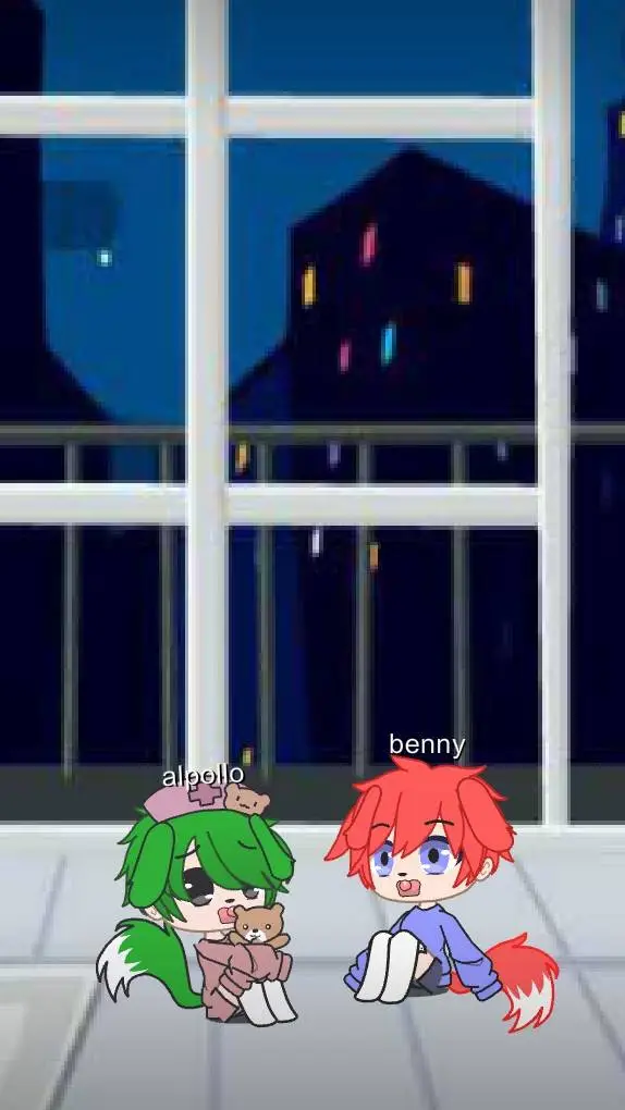 ai character: alpollo and Benny  background