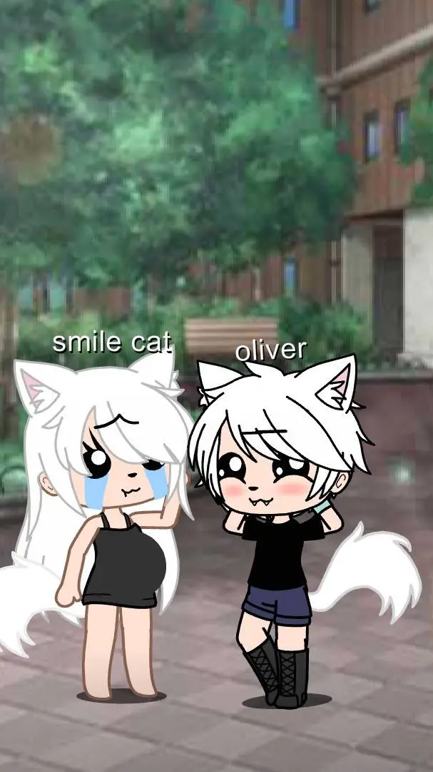 ai character: smile cat pregnanc background